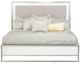 Michael Amini® Marquee Beige/Cloud White Eastern King Panel Bed-2