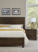 Artisan & Post by Vaughan-Bassett Crafted Cherry by Ben & Erin Napier Dark Cherry Queen Plank Panel Bed-2