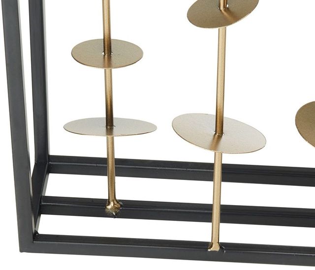 Olliix by Madison Park Signature Gold Set of 3 Clement Metal Wall Decor-4