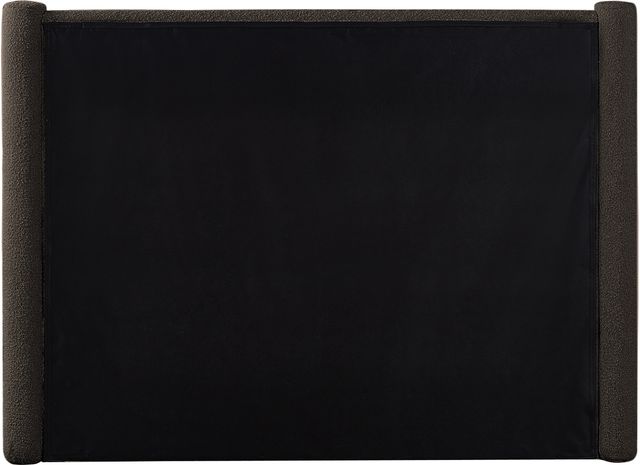 Meridian Furniture Elias Brown King Boucle Fabric Upholstered Panel Bed-3