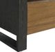Elements International Breckenridge Black/Oak Chest-1