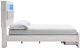 Signature Design by Ashley® Altyra White King Upholstered Storage Bookcase Bed-3