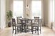 Signature Design by Ashley® Wrenning 5-Piece Gray Counter Dining Table Set-3