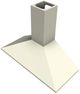 Vent-A-Hood® 48" Biscuit Euro Style Wall Mounted Range Hood-1