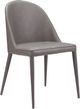 Moe's Home Collection Burton 2-Piece Dark Grey Dining Chair Set-0