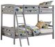 Furniture of America® Candice Gray Twin/Twin Bunk Bed-0