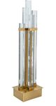 A & B Home Clear/Gold Crystal Table Lamp-0