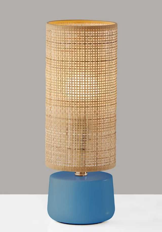Adesso® Sheffield Turquoise Table Lantern-1