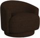 Elements International Mojave Chocolate Swivel Chair-0