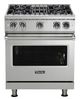 Viking® 5 Series 30'' Blush Sealed Burner Pro Style Gas Range-1