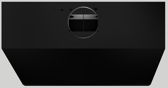 Vent-A-Hood® 42" Black Wall Hood-2