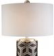 Furniture of America® Nena Silver Table Lamp-1