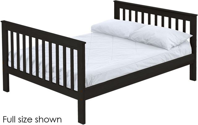Crate Designs™ Furniture Espresso Full XL Tall Mission Lower Youth Bunk Bed-0