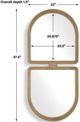 Uttermost® Jacques Gold Mirror-2
