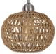 Cal® Lighting & Accessories Medan Burlap Pendant-2