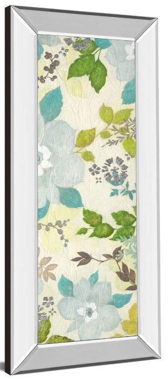Classy Art Fragrant Garden II by Tava Studios Mirror Framed Wall Art-1