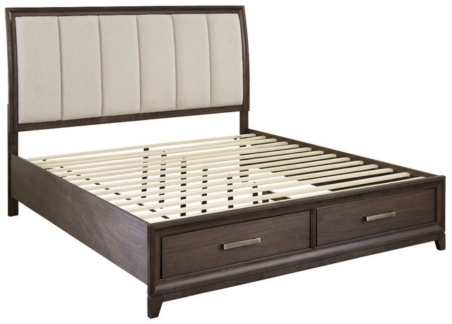 Signature Design by Ashley® Brueban Chestnut King Panel Storage Bed-1