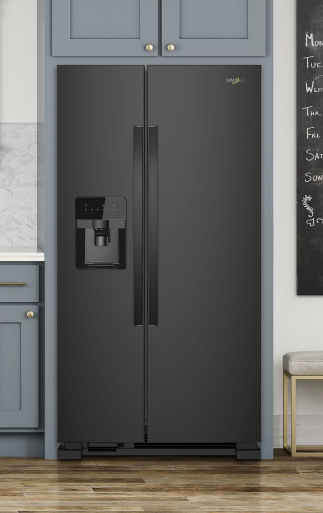 Whirlpool® 33 in. 21.4 Cu. Ft. Black Side-By-Side Refrigerator-4