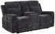 Coaster® Kennett Dark Gray Power Reclining Loveseat-0