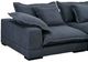 Moe's Home Collection Daydream 2-Piece Slate Blue L-Shaped Sectional Sofa and Chaise-4