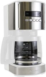 White & Stainless Steel
