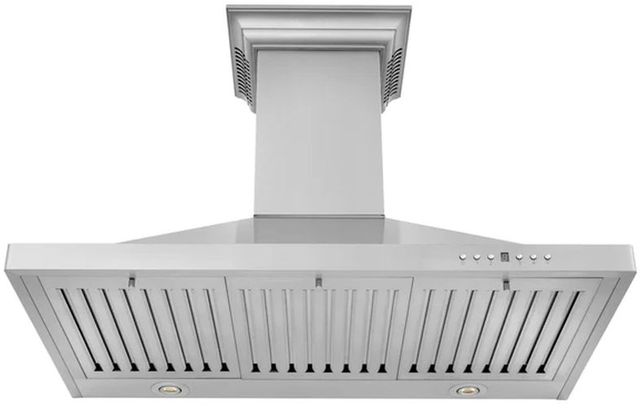 ZLINE 36" Stainless Steel Wall Mounted Range Hood with CrownSound® Bluetooth Speakers-3