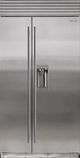 Sub-Zero® Classic Series 23.9 Cu. Ft. Stainless Steel Built In Side-by-Side Refrigerator-0