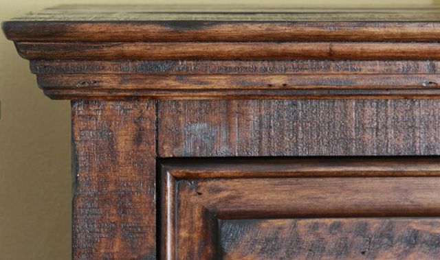 International Furniture Direct Terra Brown California King Panel Bed-4