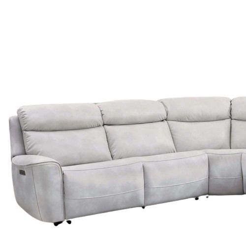 Furniture of America® Edmondus 6-Piece White Power Sectional Sofa Set-1