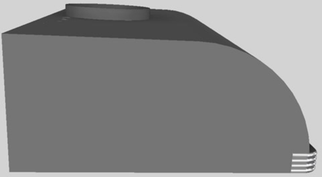 Vent-A-Hood® 36" Gunsmoke Retro Style Under Cabinet Range Hood-1