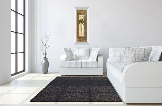 Classy Art Scroll Palm Il by Carol Robinson Mirror Framed Wall Art-3