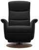 Stressless® by Ekornes® Customizable Mike Small Power Recliner wityh Moon Wood Base-1