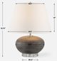 Uttermost® Beckley Gray Table Lamp-2