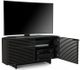 BDI Corridor® 8175 Corner Media Stand-Charcoal Stained Ash-3