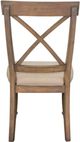 Riverside Furniture Aberdeen Weathered Driftwood X-Back Dining Side Chair-4