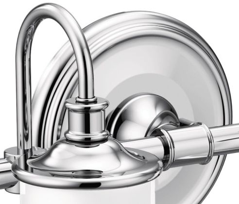 Moen® Belfield™ Chrome Two Globe Bath Light-1