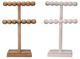 A & B Home Northrup 2-Piece Beige/White 2-Tier Jewelry Stand Set-1