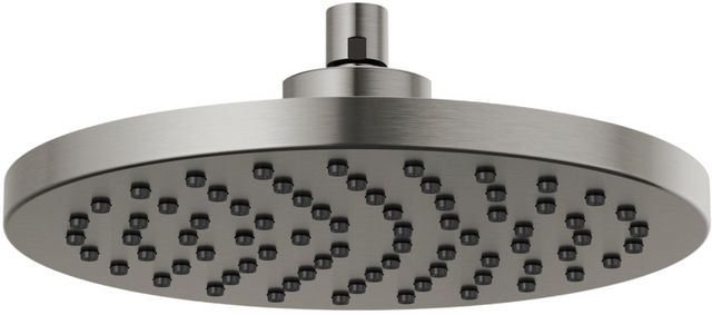 Brizo Essential™ Brilliance® Luxe Steel® Linear Round Single-Function Raincan Shower Head-0