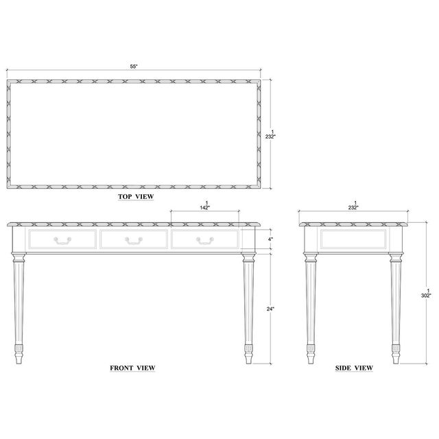 Bramble Customizable St. James Desk-1