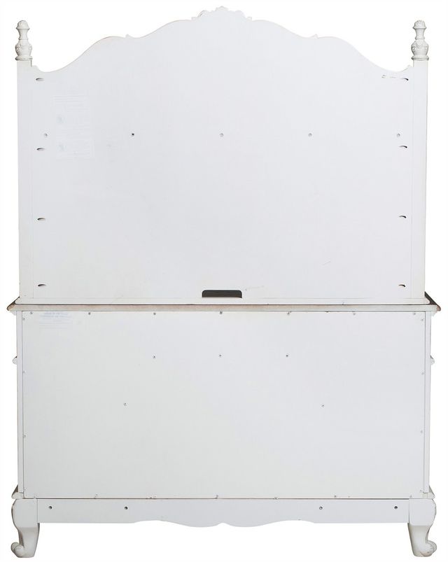 Mazin Furniture Cinderella Antique White Youth Hutch-2
