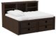 Elements International Cali Kids Brown Full Wall Bed-0