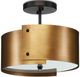 Currey & Company Ritsu Antique Brass Semi-Flush Lighting-1
