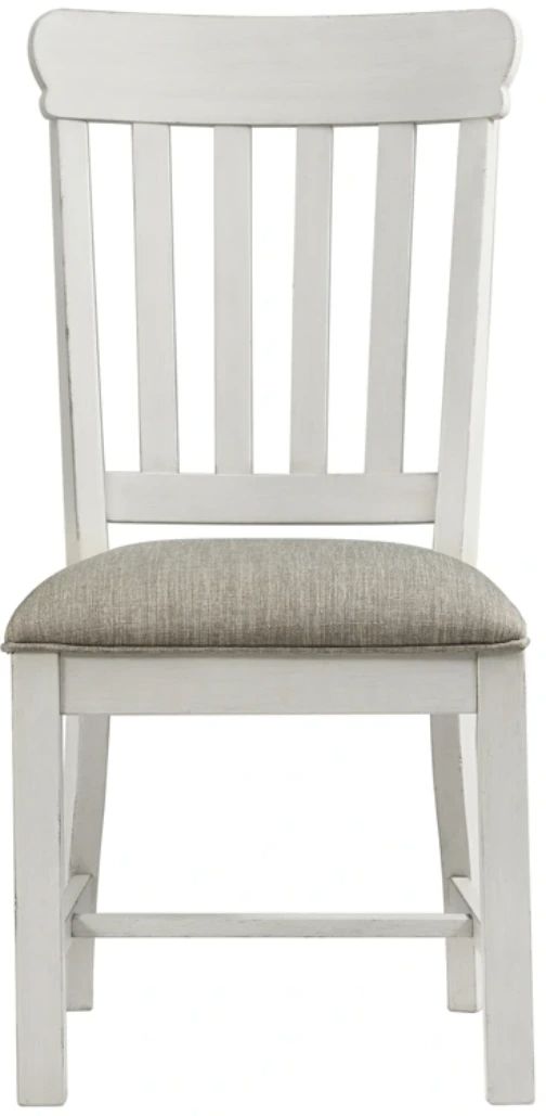Intercon Drake French Oak/Rustic Gray Slat Dining Side Chair-2