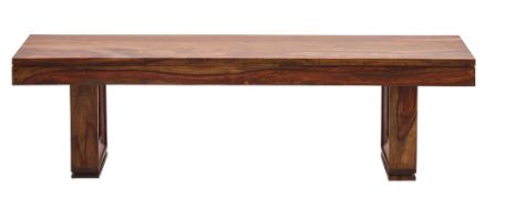 Jaipur Furniture Cinnamon Amber Brown Dining Bench-1