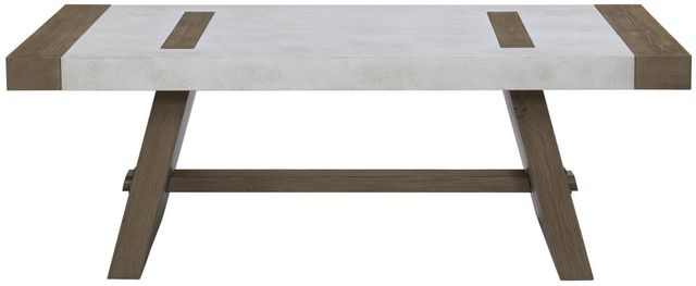 Bernards Moden Tea Cocktail Table with White Top-2