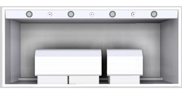 Vent-A-Hood® Designer Series 54" White Wall Mounted Range Hood-3