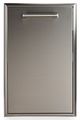 Coyote® Stainless Steel Front Back Recycle/ Trash Combo-0