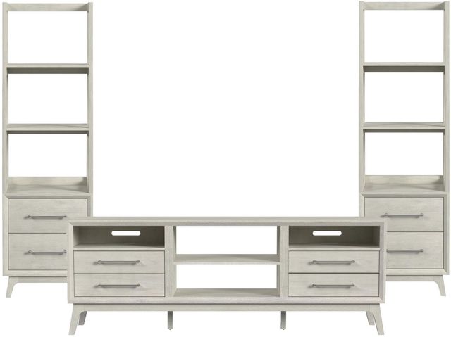 Elements International Westland 3-Piece Almond Entertainment Unit with 71" TV Console-0