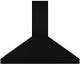 Vent-A-Hood® Euroline 42" Black Wall Mounted Range Hood-0