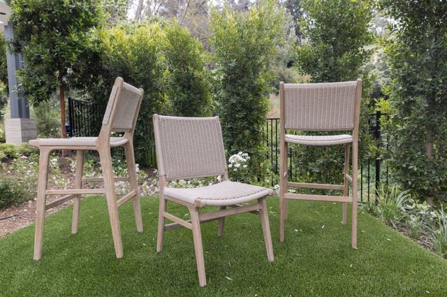 Sunset West Sedona Natural Natural Materials/Wooden Outdoor Bar Stool-1